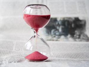 timer representing setting deadlines for time management